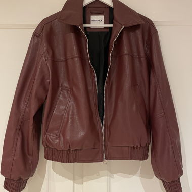 Bershka leather jacket
