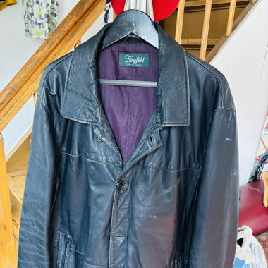 Leather jacket men
