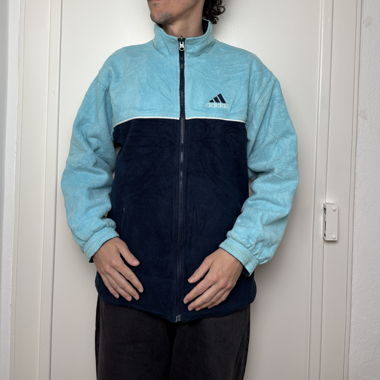 Giacca Adidas in pile (reversibile)