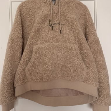 Karl Kani Beige Teddy-Hoodie