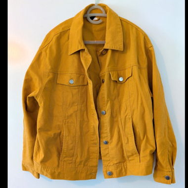 Veste en jean Orange