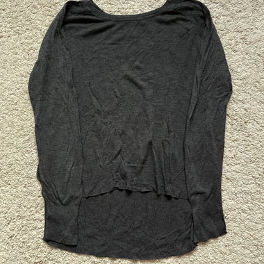 Maglione a maglia grigio scuro