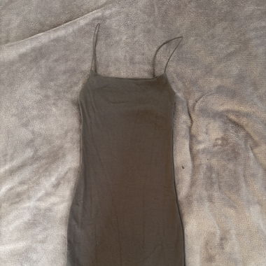 robe courte grise 