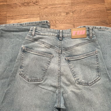 Jeans en denim bleu clair