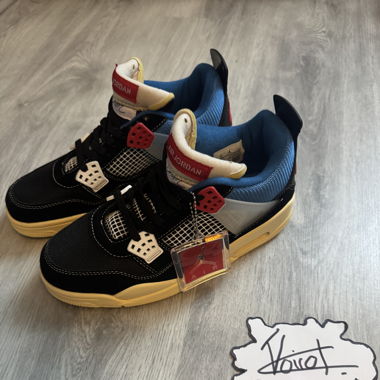 Jordan 4 Retro Union Off Nero