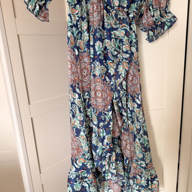 Printed Wrap Dress