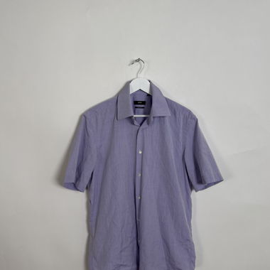 Chemise BOSS lilas à manches courtes