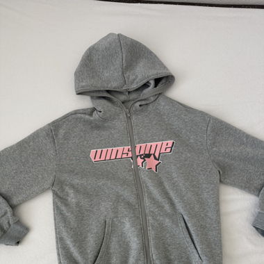 Grey Hoodie Jacket