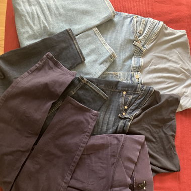 Lot 3 x H&M mama jeans (pregnancy, grossesse)