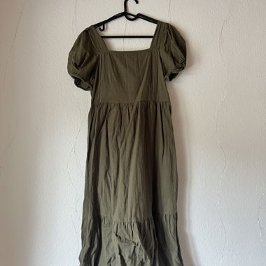 Grünes Maxi Kleid