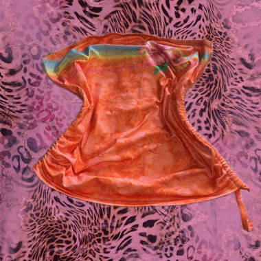 Top Rose/Orange mit Strass
