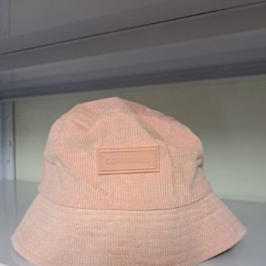 CONSIGNED Bucket Hat in Dark Pink - One Size