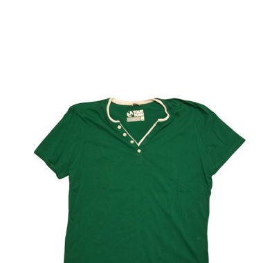 T-Shirt mit Knopfleiste von YOURTURN