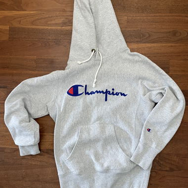 Sweat à capuche Champion gris