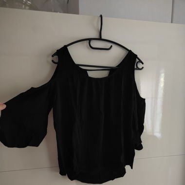 Schwarze Bluse