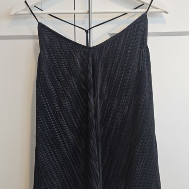 Top smanicato Topshop nero