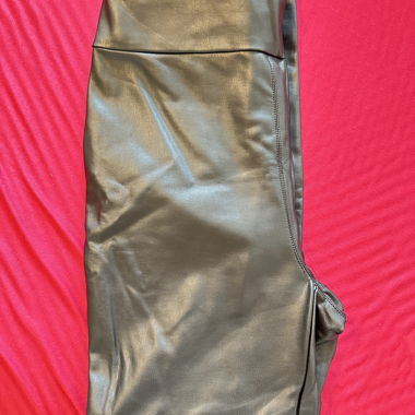 Guess Faux Leather Leggings - Black, Size M - 