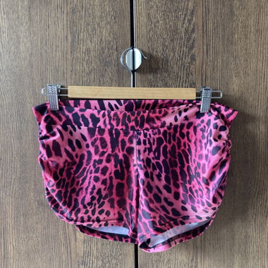 Pink Leopard-Shorts 
