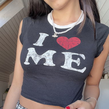(I Love me) Crop Top