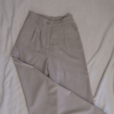 Pantaloni da completo beige