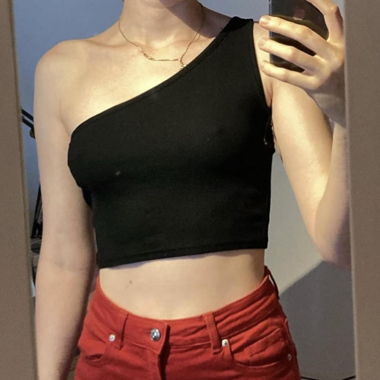 urban classics one shoulder top
