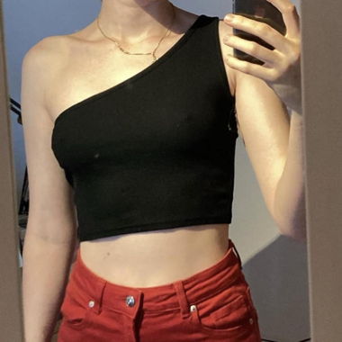 urban classics one shoulder top