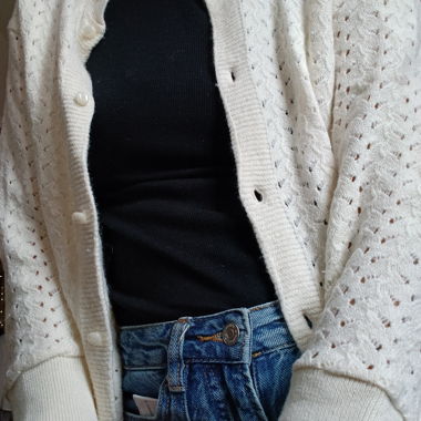 White Vintage Gilet