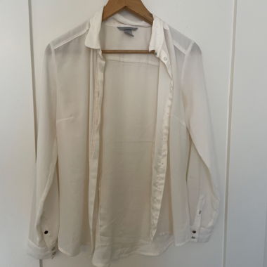 Camicia bianca trasparente H&M