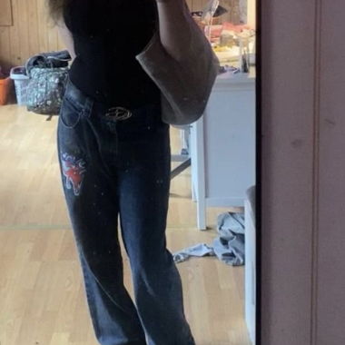 Baggy Jeans with Print (Octopus army)
