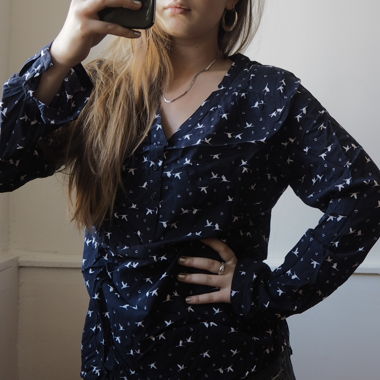 Blue blouse
