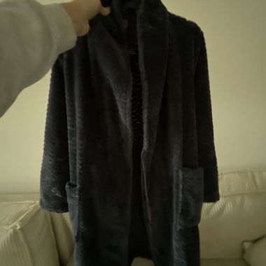 Blaue Robe
