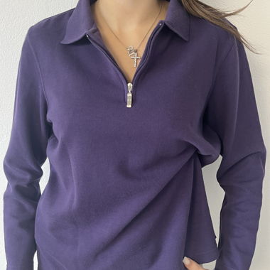 Quarter-zip sweater