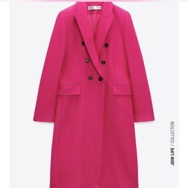 Pink Zara Coat