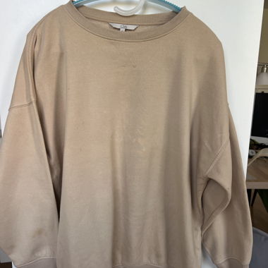 Felpa beige Taglia M