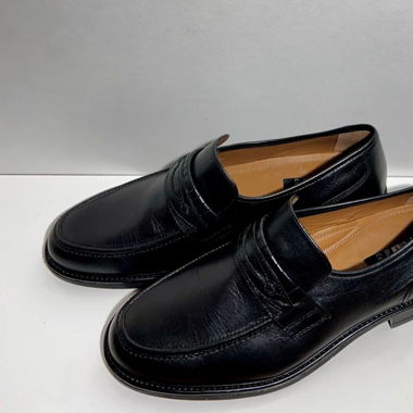 Black Leather Loafers