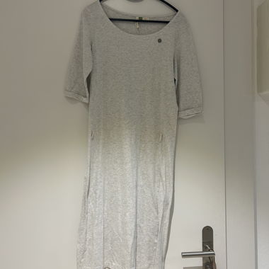 Ragwear Kleid grau meliert