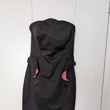 Schwarzes Orsay Kleid & Bolero Gr. 34