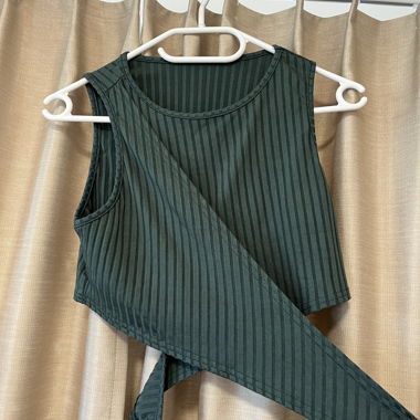 wrap crop top