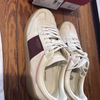 Valentino Garavani weisse Ledersneaker