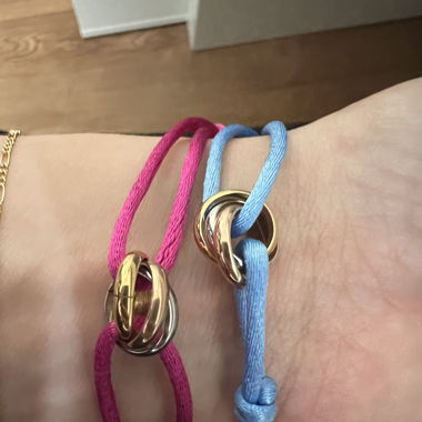 Edelstahl Trinity Armband
