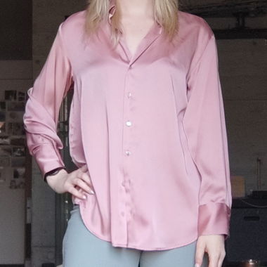 Seidige Bluse