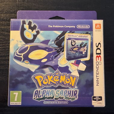 Verpackung Pokemon Alpha Saphir