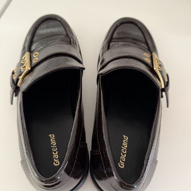 Graceland loafers in patent leather look