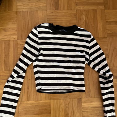 Crop top style marinière 