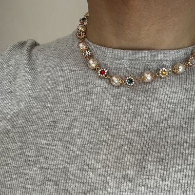 Y2K Pearl Necklace