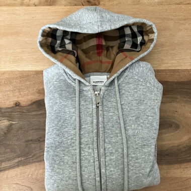 Zip Burberry grigio