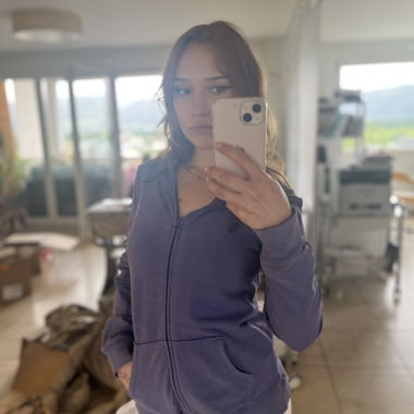 Crivit Kapuzenjacke lila