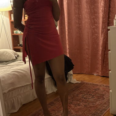 Pink short dress