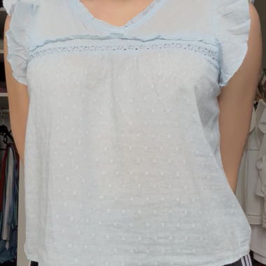Bluse Hellblau