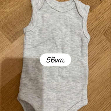 Ensemble body bébé gris 56 cm